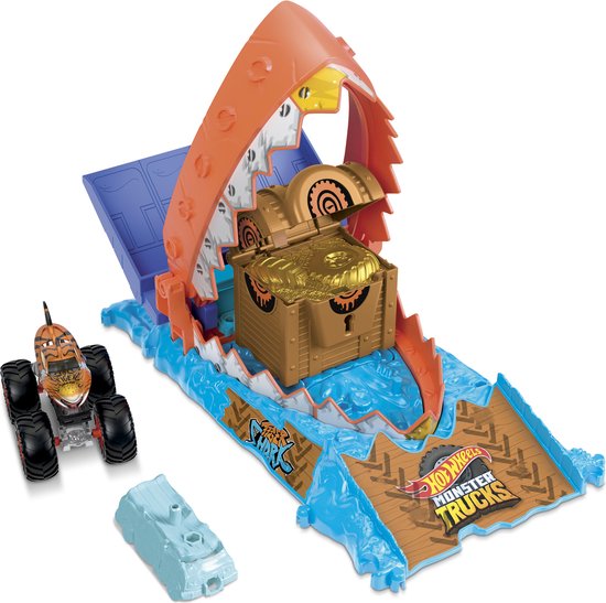 Hot Wheels Monster Trucks - Arena Smashers Schathappers uitdaging - Speelset van Hot Wheels
