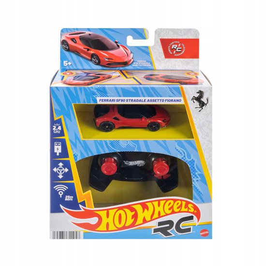 Hot Wheels Op Afstand Bestuurbare Ferrari Auto Rood van Hot Wheels