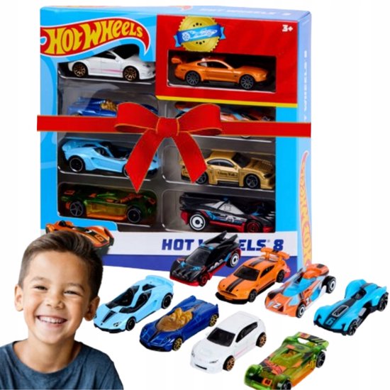 Hot Wheels Premium Autoset - 8 stuks - Perfect cadeau van Hot Wheels