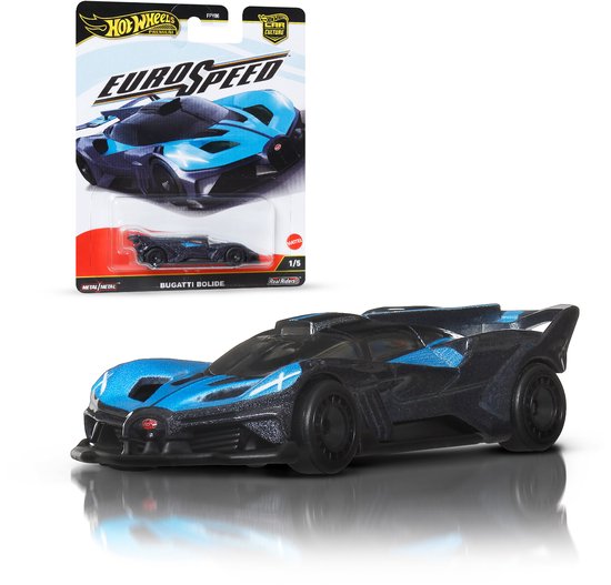 Hot Wheels Premium Car Culture Eurospeed Bugatti Bolide Schaal 1:64, speelgoedvoertuig van Merkloos