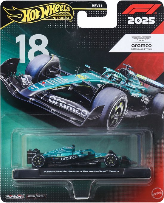 Hot Wheels Premium Formula 1 Aston Martin Team - Lance Stroll van Hot Wheels