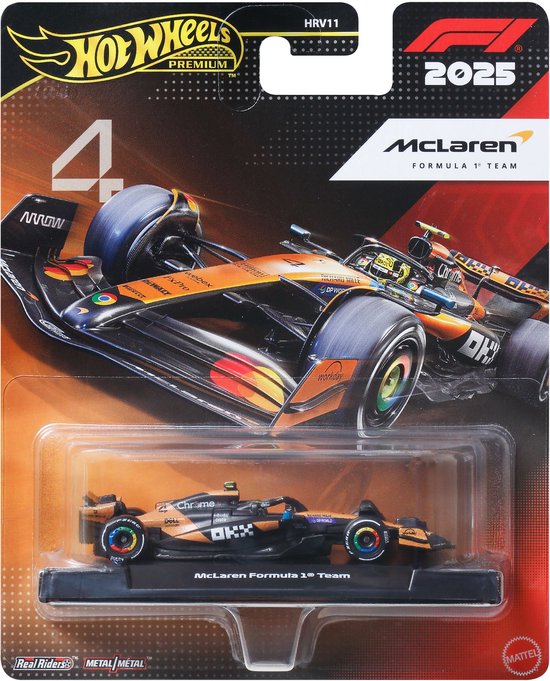 Hot Wheels Premium Formula 1 McLaren Team - Lando Norris van Hot Wheels