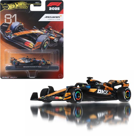 Hot Wheels Premium Formula 1 McLaren Team - Oscar Piastri van Merkloos