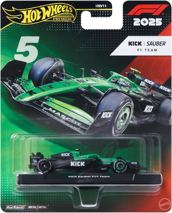 Hot Wheels Premium Formula 1 Sauber Team - Gabriel Bortoleto