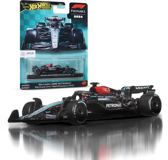 Hot Wheels Premium Metalen Formule 1 Verzamelbaar Speelgoed Raceauto - Lewis Hamilton Mercedes-Benz van Hot Wheels