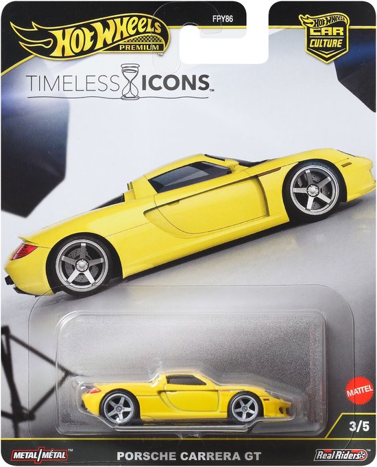 Hot Wheels Premium - Timeless Icons - Porsche Carrera GT - JBK91 van Merkloos
