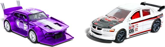 Hot Wheels - Pull-Back Speeders - Set van 2 speelgoedauto's - Schaal 1:43 van Hot Wheels