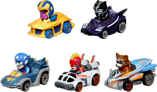 Hot Wheels Racer Verse Marvel 5-Pack van Hot Wheels