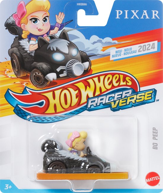 Hot Wheels Racer Verse RACERVERSE Bo Peep Vehicle, Voertuig, 3 jaar, Metaal, Kunststof, Meerkleurig van Merkloos