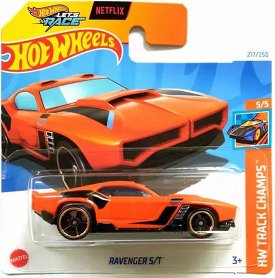 HOT WHEELS RAVENGER S/T ORANGE 217/250 1:64 HW TRACK CHAMPS 5/5 van Hot Wheels