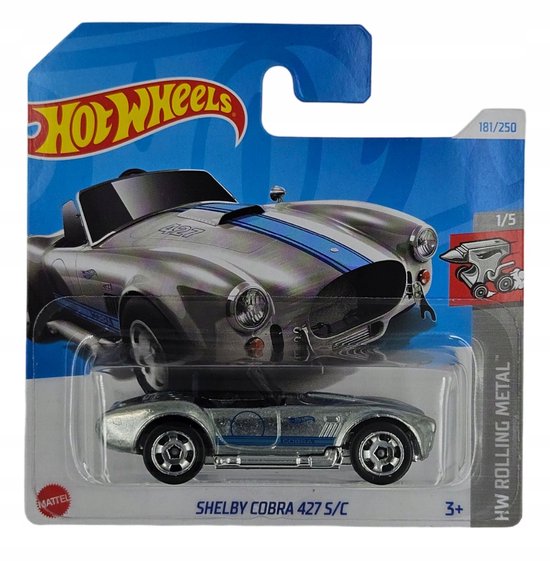 Hot Wheels Shelby Cobra 427 S/C HTB53 - Metaal, Schaal 1:64 van Hot Wheels