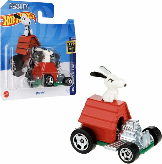 HOT WHEELS SNOOPY PEANUTS 78/250 1:64 RED HW SCREEN TIME 4/10 van Hot Wheels