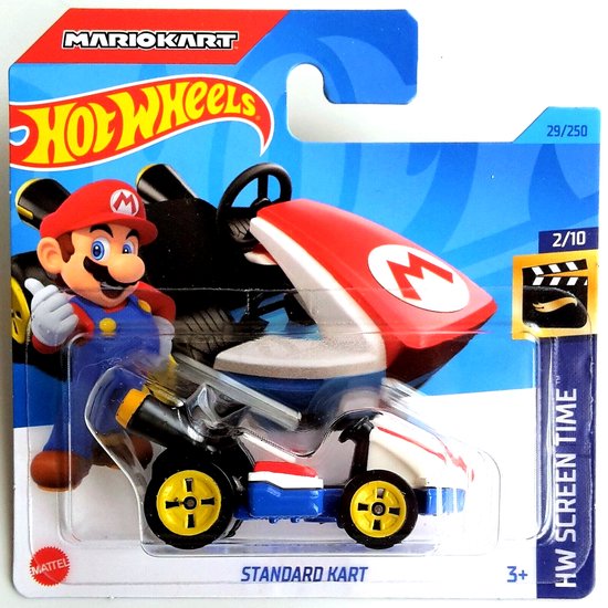 HOT WHEELS STANDARD KART MARIO 29/250 HW SCREEN TIME 2/5 1:64 van Hot Wheels