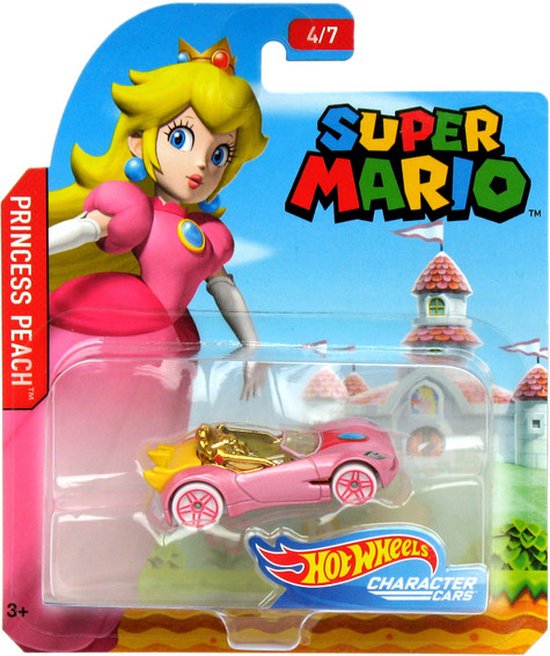 Hot Wheels: Super Mario Character - Princess Peach van Hot Wheels