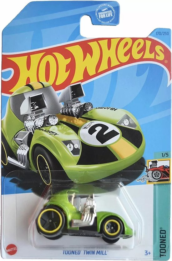 HOT WHEELS TOONED TWIN MILL GREEN 170/250 HW TOONED 1/5 1:64 van Hot Wheels