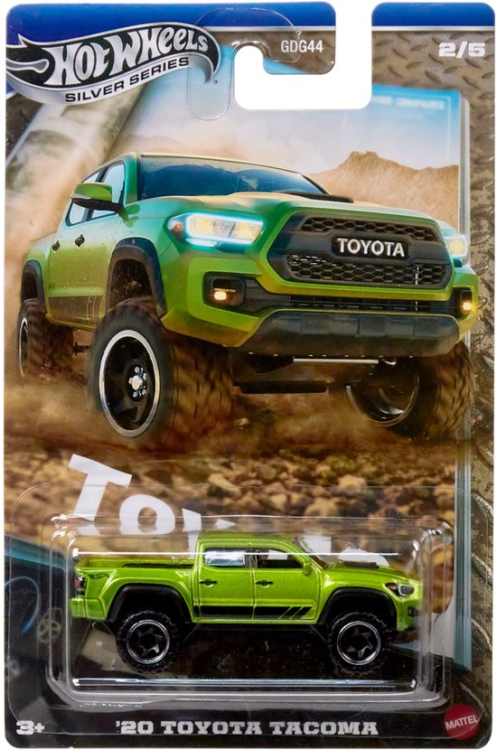 Hot Wheels TOYOTA TACOMA, JCB72, Auto, 3 jaar, Metaal, Meerkleurig van Hot Wheels
