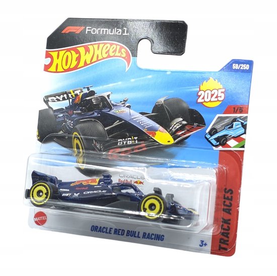 Hot Wheels Track Aces 1/64 Oracle Red Bull Racing Auto van Hot Wheels