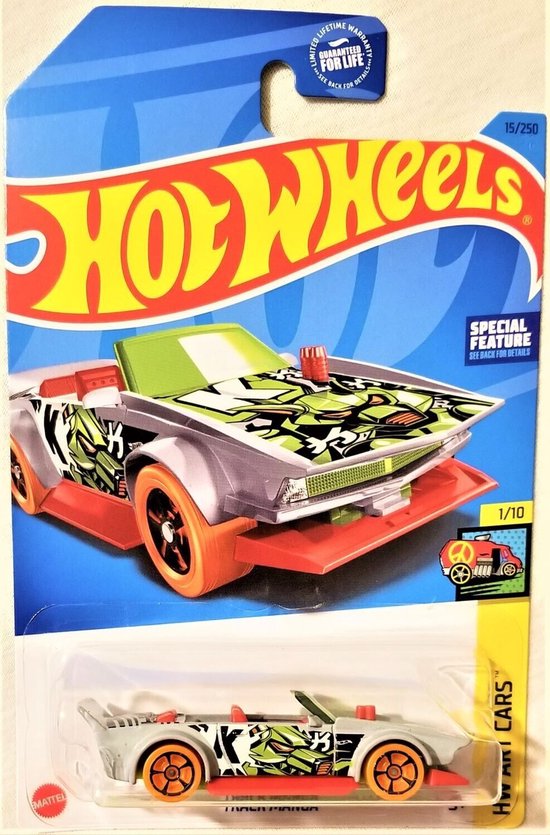 HOT WHEELS TRACK MANGA GREY 15/250 1:64 HW ART CARS 1/10 van Hot Wheels
