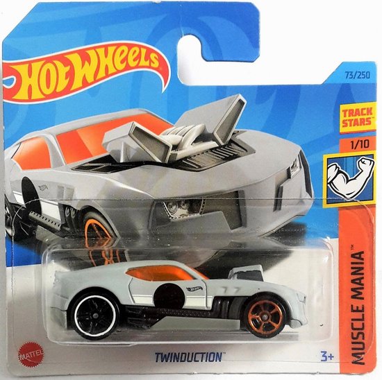 HOT WHEELS TWINDUCTION GREY 73/250 (1:64) HW MUSLE MANIA 1/10 van Hot Wheels