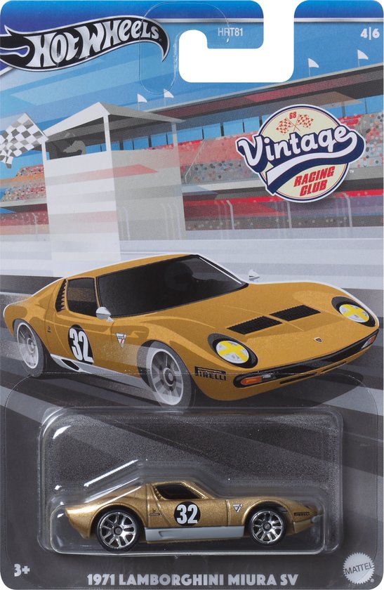 Hot Wheels Vintage Racing Club Asst Cars van Hot Wheels