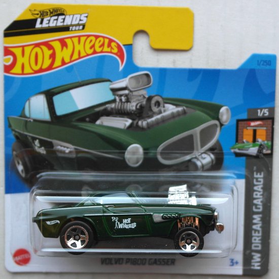 Hot Wheels Volvo P1800 Gasser Donker/groen nummer 1/250 van Hot Wheels