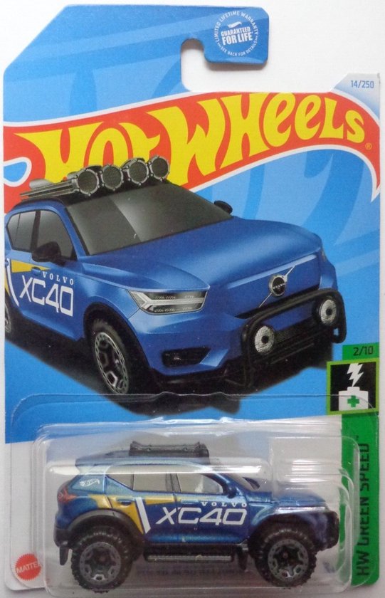 HOT WHEELS VOLVO XC40 RECHARGE 14/250 BLUE (1:64) HW GREEN SPEED 2/10 van Hot Wheels