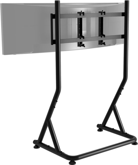 Huzaro Speed 9.1 – Universele TV- en Monitorstandaard voor Simracing – Voor 32" tot 55" – VESA – Tot 50 kg – Verstelbaar – Zwart van Merkloos