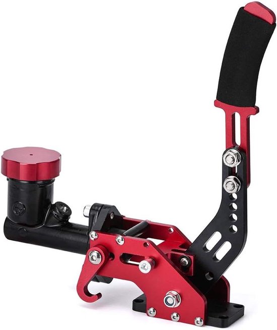 Hydraulische Drift Handrem - Hydro E-Brake Rally - Voertuig Zijwaarts Glijden - Verstelbare Hefboomhoogte - 0.75Bar Hoofdcilinder - Rood van Merkloos