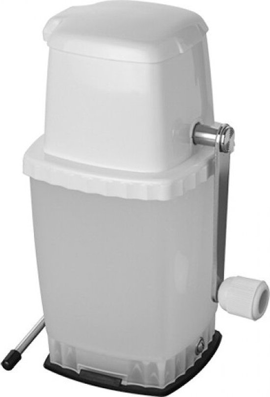 IJscrusher met Vacuüm voet voor extra stevigheid - RVS messen - Wit - Ice crusher/ ijsvergruizer van Mesa Living