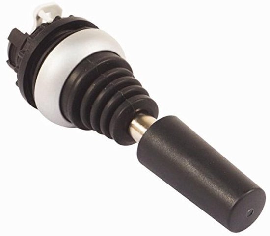 Industriële Joystick - 4 standen schakelaar - Machinebesturing - Metalen as - Wit