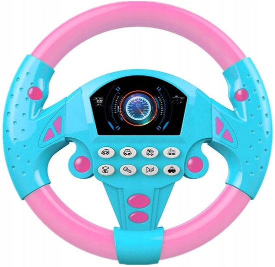 Interactief Stuurwiel voor Kinderen - Rijsimulator met Geluid & Licht van Playfun