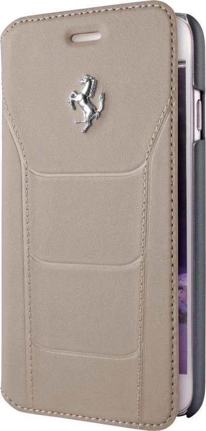 iPhone 6s/6 hoesje - Ferrari - Beige - Leer van Merkloos