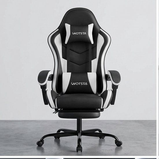 IronX Pro Gaming Stoel – Ergonomische Bureaustoel – Gaming Chair Zwart – Verstelbaar – Schommelmechanisme – PU Leer – Stalen Frame – Kinder & Jongeren Maat S/M - Mobili Bella van Merkloos
