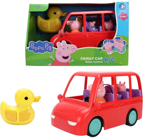 Jada Peppa Pig Family Car 17 Cm Radiografische Besturing Veelkleurig van Jada