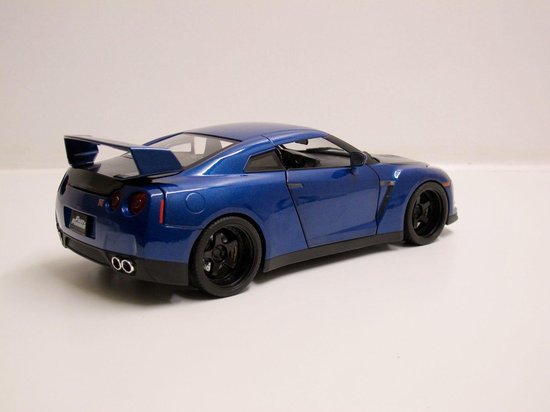 Jada Toys 1/18 Nissan GT-R "Fast & Furious 7" met werkende lichten en Brian figuur van Jada Toys