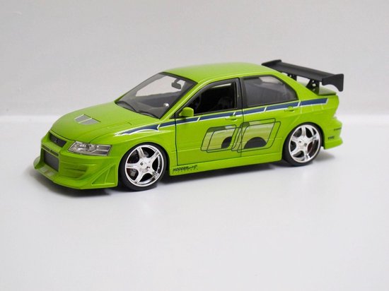 Jada Toys 1/24 Mitsubishi Lancer EVO VII uit de film 2Fast2Furious van Jada Toys