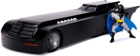 Jada Toys Batman Animated Series Batmobile - Diecast model met figuur - 1/24 van Merkloos