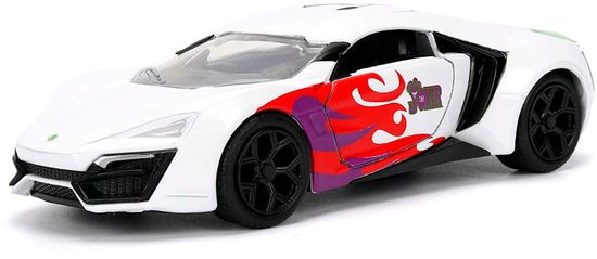 Jada Toys DC Comics Diecast Model 1/32 Lykan Hypersport Joker Vehicles van Merkloos