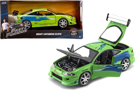 Jada Toys - Fast & Furious 1995 Mitsubishi 1:24 - Die-cast - Vanaf 8 jaar - Speelgoedvoertuig van Jada Toys