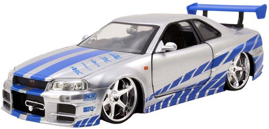 Jada Toys - Fast & Furious 2002 Nissan Skyline 1:24 - 9397158314R00 van Jada Toys