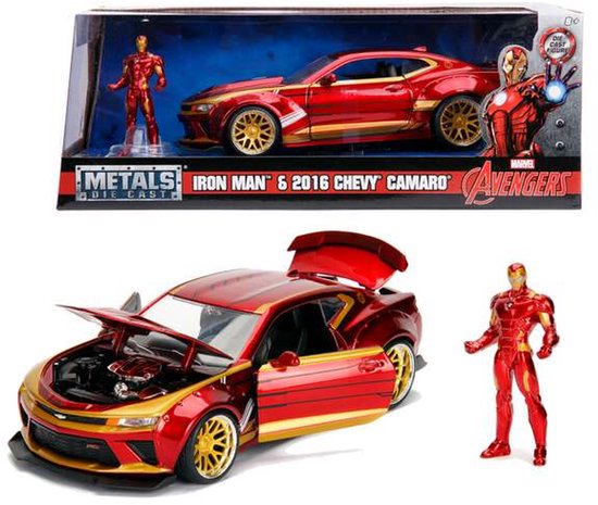 Jada Toys - Marvel Ironman 2016 Chevy Camaro SS 1:24 - 9399724314R00 van Jada Toys