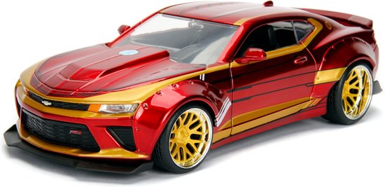 Jada Toys - Marvel Ironman 2016 Chevy Camaro SS - 1:24 - Die-cast - Vanaf 8 jaar - Speelgoedvoertuig van Jada Toys