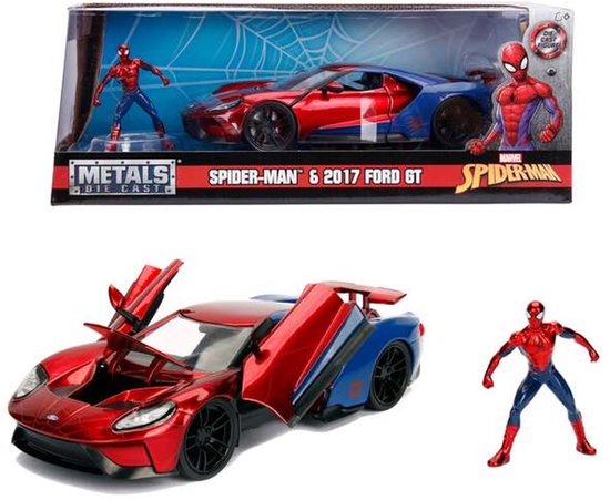 Jada Toys - Marvel Spiderman 2017 Ford GT 1:24 - 9399725314R00 van Merkloos