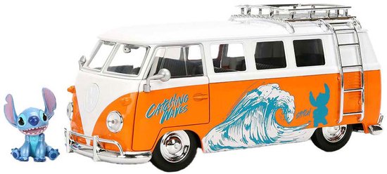 Jada Toys - Stitch 1961 VW Bus 1:24 - 9336340314R01 van Jada Toys
