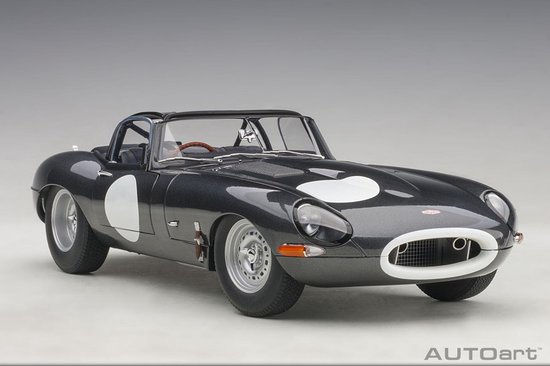 Jaguar Lightweight E-Type - 2015, Donker Grijs - AutoArt 1/18 van Jaguar