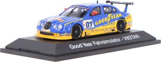 Jaguar S-type Goodyear Fahrsimulator V8 Star Schuco Modelauto 1:43 2002 / 2003 04850 van Jaguar