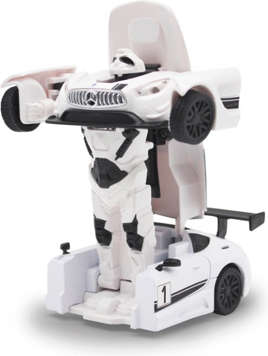 Jamara Transformer Auto Mercedes-amg Gt3 14 Cm Die-cast Wit van Jamara
