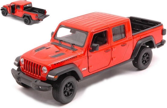 Jeep Gladiator 2020 (Oranje) (10 cm) 1/34 Welly - Modelauto - Schaalmodel - Miniatuurauto van Jeep