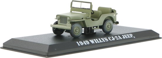 Jeep Willy's CJ-2A Greenlight Modelauto 1:43 1949 86592 MASH 4077th Schaalmodel van Greenlight