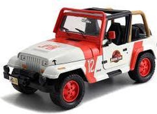 Jeep Wrangler JP Staff Jurassic World 1-24 Jadatoys Metal van Jeep
